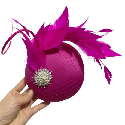 Luxury Bead Detail Elegant Fascinator - Image 9