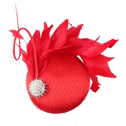 Luxury Bead Detail Elegant Fascinator - Image 5