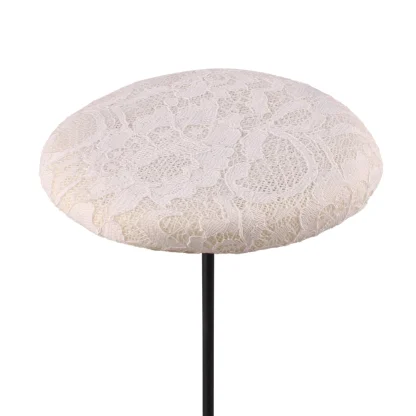 Lace Simple Elegant Round Headpiece - Image 5