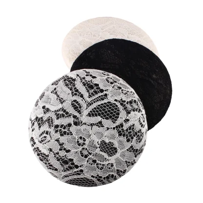 Lace Simple Elegant Round Headpiece - Image 2