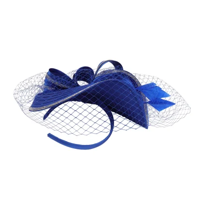 Luxurious Headpiece with Net Veil - Image 11
