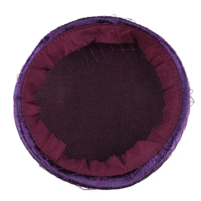 Shiny Round Mini Plain Fascinators - Image 5
