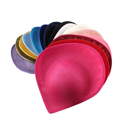 Plain Design Teardrop Cocktail Hats - Image 2