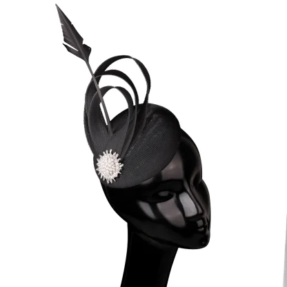 Regal Fascinator with Luxury Bead Design - Image 3