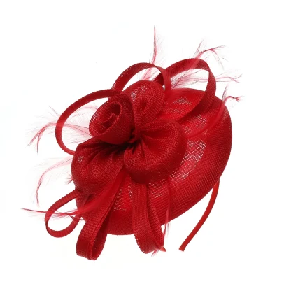 Fancy Floral Headpiece with Headband and Clip - Image 3