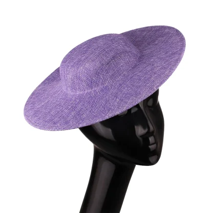 Simple Plain Sinamay Cocktail Hat - Image 11