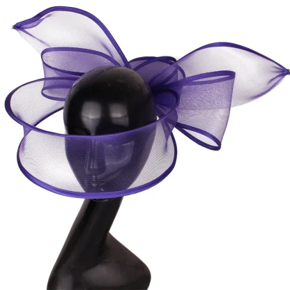 Exaggerated Fascinator with Bow Design - Image 12