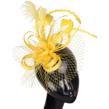 Luxury Cocktail Hat with Floral Detailing - Image 12