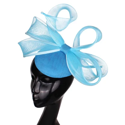 Decorative Twirling Bowknot Cocktail Hat - Image 10