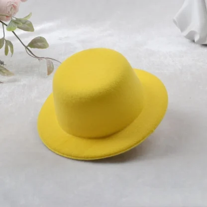Mini Top Hat Fascinator with Plain Design