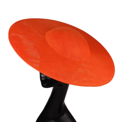 Large Round Plain Color Cocktail Hats