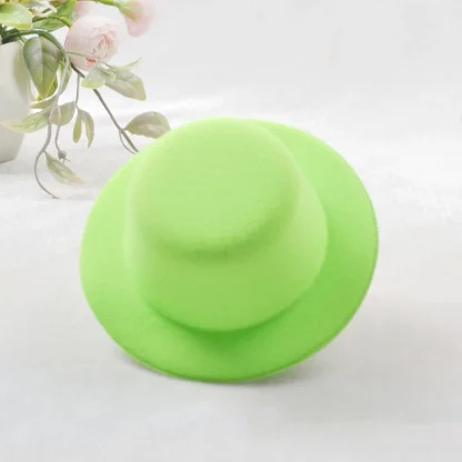 Mini Top Hat Fascinator with Plain Design - Image 5