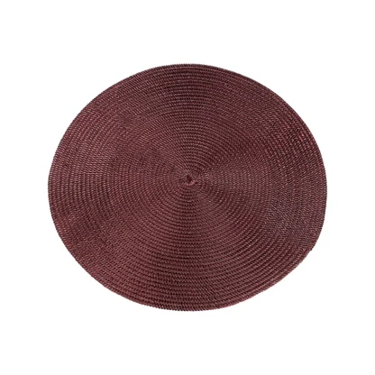 Round Disc Fascinator with Plain Shiny Design - Image 13