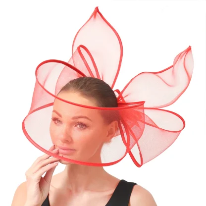 Exaggerated Fascinator with Bow Design - Image 6