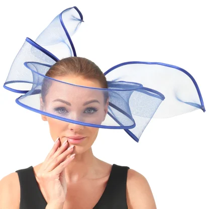 Exaggerated Fascinator with Bow Design - Image 2