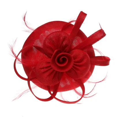 Fancy Floral Headpiece with Headband and Clip - Image 4