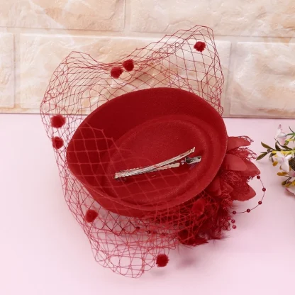Clip-On Mini Fasinator with Net Veil Decor - Image 2