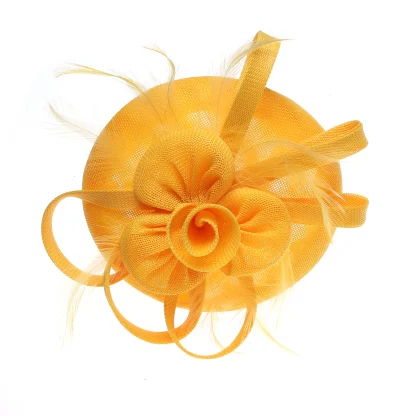 Fancy Floral Headpiece with Headband and Clip - Image 10