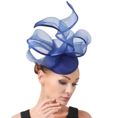Decorative Twirling Bowknot Cocktail Hat - Image 7