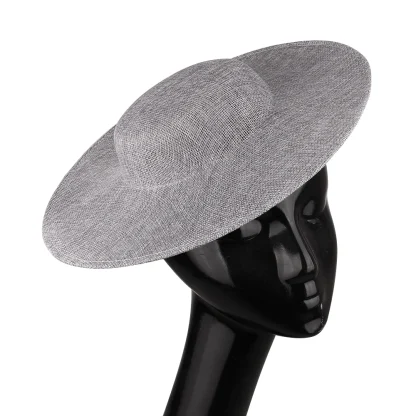 Simple Plain Sinamay Cocktail Hat - Image 10