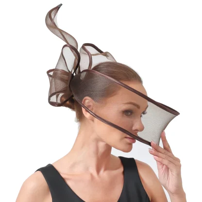 Exaggerated Fascinator with Bow Design - Image 9
