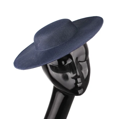Simple Plain Sinamay Cocktail Hat - Image 8