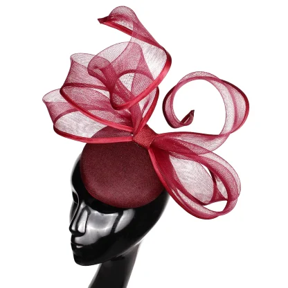 Decorative Twirling Bowknot Cocktail Hat - Image 11