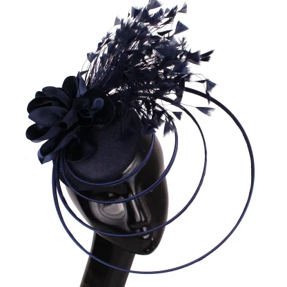 Glamorous Fascinator with Floral Design - Image 13