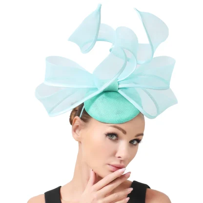 Decorative Twirling Bowknot Cocktail Hat - Image 8