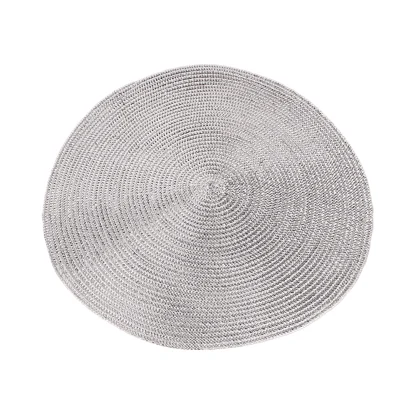 Shiny Round Sinamay Plain Design Headpiece - Image 14