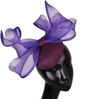 Decorative Twirling Bowknot Cocktail Hat - Image 15