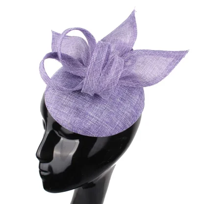 Solid Color Cocktail Hat with Stylish Design - Image 10