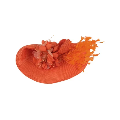 Decorative Disc Fascinator with Floral Design - Image 13