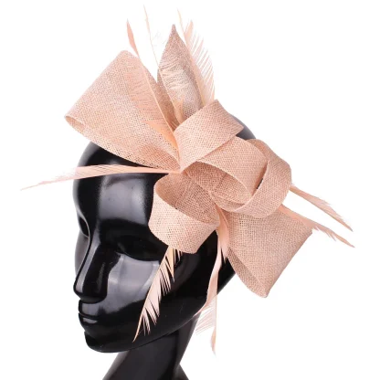 Feminine Fascinator with Knotted Design