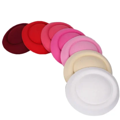 Plain Color Headpiece with Round Design - Image 4