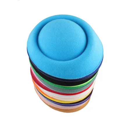 Plain Color Headpiece with Round Design - Image 7