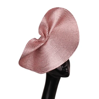 Shiny Pleated Disc Cocktail Hats - Image 7