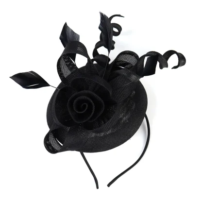 Floral Fascinator with Twirling Design - Image 11