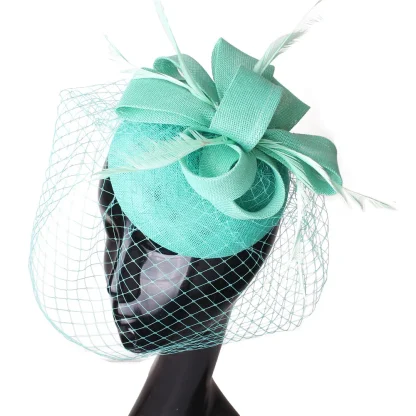 Feminine Fascinator with Mesh Design