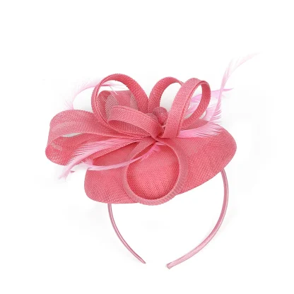 Elegant Solid Headpiece with Bow Decor - Image 12