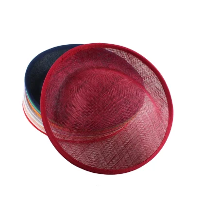 Sheer Disc Fascinator with Plain Color Design - Image 12