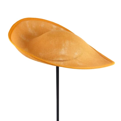 Teardrop Disc Fascinator with Plain Design - Image 2