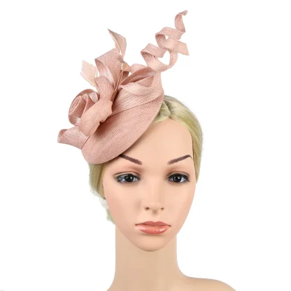 Floral Fascinator with Twirling Design
