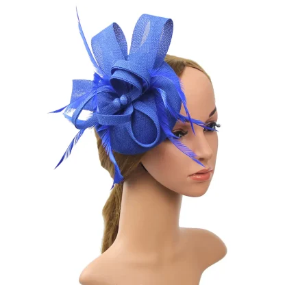 Elegant Solid Headpiece with Bow Decor - Image 3