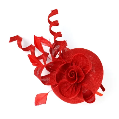 Floral Fascinator with Twirling Design - Image 15