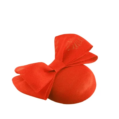 Feminine Solid Headpiece with Bow Design - Image 13