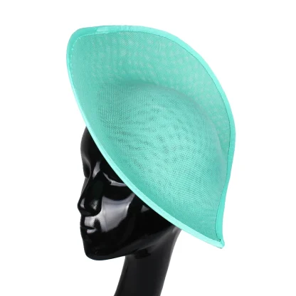Simple Big Fascinator with Teardrop Design - Image 12