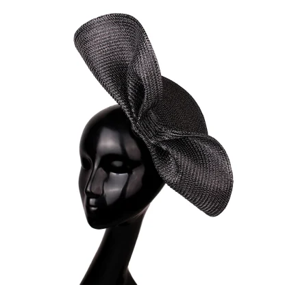 Shiny Pleated Fascinator for Formal Events - Image 9