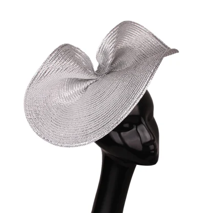 Shiny Pleated Fascinator for Formal Events - Image 5