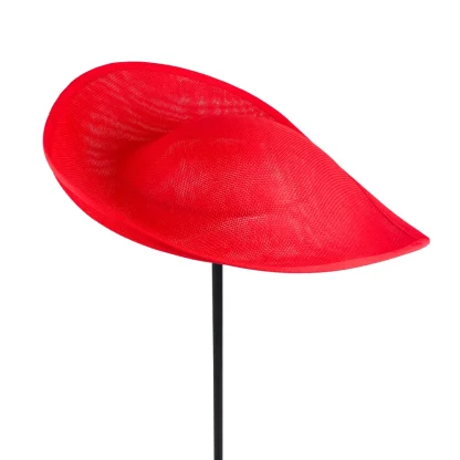 Teardrop Disc Fascinator with Plain Design